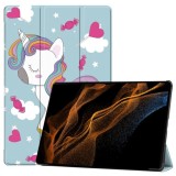 Husa pentru Samsung Galaxy Tab S8 Ultra / S9 Ultra - Techsuit FoldPro - Unicorn
