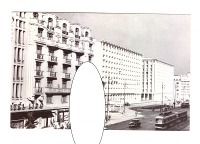 CP Bucuresti - Pe b-dul g-ral Magheru, RPR, circulata 1964, stare foarte buna foto