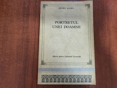 Portretul unei doamne de Henry James foto