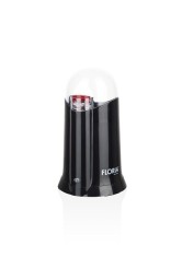 Rasnita Electrica Floria ZLN-3087 Negru, Putere 200W, Capacitate 60 gr, Cuva otel inoxidabil,