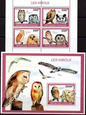 TOGO 2010, Fauna - Pasari, MNH foto