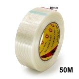 Cumpara ieftin Bandă adezivă din fibră de sticlă latime 40 mm lungime 50 m