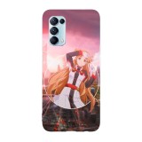 Husa compatibila cu Oppo A55, Viceversa, model Yuuki Asuna Sword Art Online, Silicon, TPU, Transparent, Carcasa