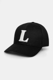 Lacoste sapca culoarea negru, cu imprimeu