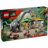 LEGO JURASSIC WORLD RENASTEREA MISIUNE DE URMARIRE A UNUI VELOCIRAPTOR SI A UNUI TITANOSAURUS 76973 SuperHeroes ToysZone
