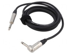 Cablu Audio Jack 6,3mm 2pin Unghi 3m