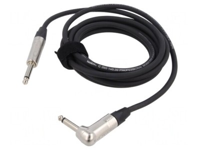 Cablu Audio Jack 6,3mm 2pin Unghi 3m foto