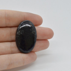 Cabochon turmalina negra 36x23x7mm c4