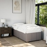 VidaXL Cadru de pat fără saltea Taupe 80x200 cm țesătură