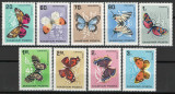 Ungaria 1966 Mi 2201/09 MNH - Fluturi