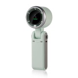 Mini Ventilator Portabil, 5 Trepte de Viteza, Afisaj Digital, Incarcare USB, 5V, 2A, 5.95 x 5.2 x 17.2 cm