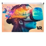 Mapa personalizata cu fermoar A4 PP Panta Plast, motiv VR