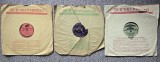 3 discuri vinil din material schellac Melodia URSS anii 1970-80, tango, jazz si varietati, format mediu 10&quot; (25 cm)