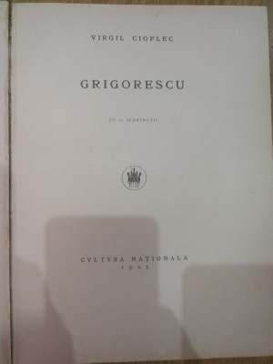 Virgil Cioflec - Grigorescu, 1925 foto