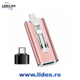 Unitate flash, 3-in-1 de mare viteza, rapid si usor copii de siguranta pentru fotografii, videoclipuri si contacte, citire si scriere de pana la 20MB/