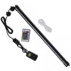 Lumină LED cu Bule pentru Acvariu RGB 56,5 cm