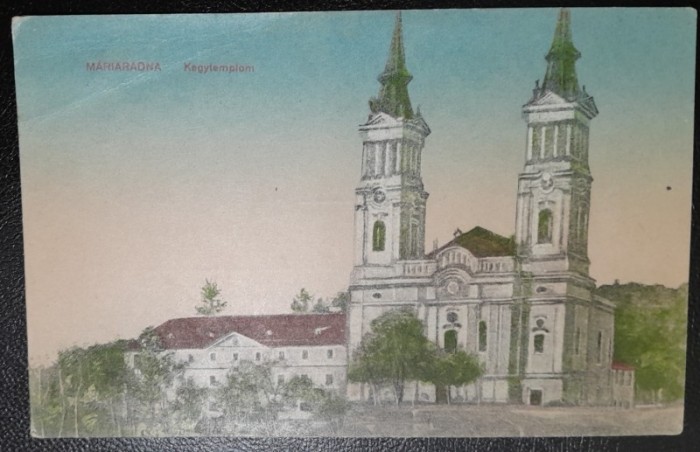 Carte postala, manastirea romano catolica Sf. Maria Radna, perioada interbelica