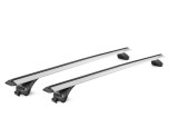 Bare transversale Green Valley Quick Vento Premium Silver Aluminiu pentru MINI Countryman Suv 2010-2016, cu prindere pe bare longitudinale integrate