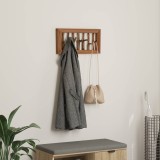 vidaXL Umeraș Maro 50 x 11 x 25 cm Lemn masiv de mahon 42012360