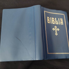 Biblie veche,Sfanta scriptura,Vechiului si noului testament,coperti vinil Albasr