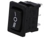 Rocker SP3T 3 ON-OFF-ON 10A/250VAC Negru Fără R13-66-AC