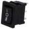 Rocker SP3T 3 ON-OFF-ON 10A/250VAC Negru Fără R13-66-AC