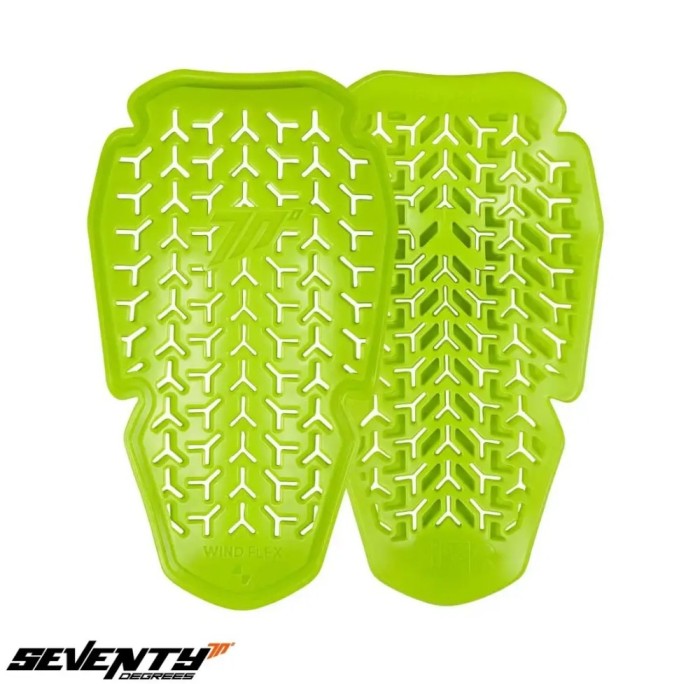 Set protectii coate/genunchi femei omologate Seventy model SD-A31 Windflex Small (Level 2) &ndash; culoare: verde fluor