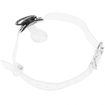OHMAMA FETISH TRANSPARENT PACIFIER GAG foto