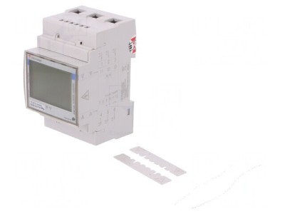 Contor Digital LCD 3-Fazat pentru Șină DIN foto