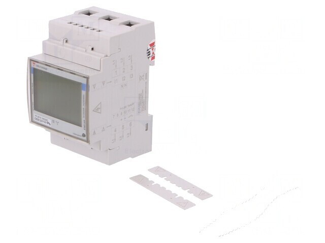 Contor Digital LCD 3-Fazat pentru Șină DIN