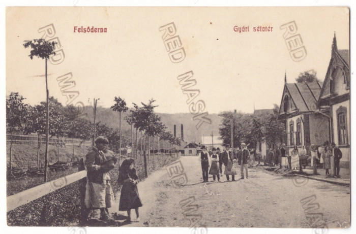 97 - DERNA, Bihor, Ethnic on the street, Romania - old postcard - unused - 1917