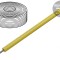 Cablu litat silicon galben 10AWG 7,5m 150&deg;C 600V elastic