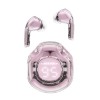 Casti Bluetooth 5.3, Type-C, IPX4, AI Call Noise Reduction, Display Digital - Acefast (T8) - Lotus Pink