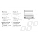 Lampă stroboscopică, girofar, LED, 12V