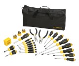 Cumpara ieftin Set 39 scule pentru insurubat in geanta textila Stanley STHT0-62114