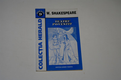 Teatru povestit - W. Shakespeare foto