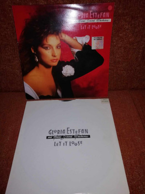 Gloria Estefan and Miami Saoun Machine Let it loose vinil vinyl EX foto