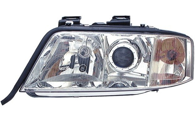 Far Audi A6 (C5) Sedan/Combi 09.1999-05.2001 fata dreapta tip bec H1+H7 (fara 8cilindri)
