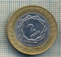 12234 MONEDA -ARGENTINA -BICENTENAR - 2 PESOS - 2011 -STAREA CARE SE VEDE