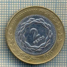 12234 MONEDA -ARGENTINA -BICENTENAR - 2 PESOS - 2011 -STAREA CARE SE VEDE