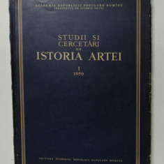 STUDII SI CERCETARI DE ISTORIA ARTEI , ANUL VI , NR. 1 , 1959