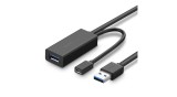 UGREEN US175, USB 3.0, micro USB, cablu prelungitor, 5 m (negru)