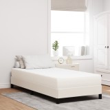 vidaXL Saltea cu arcuri pocket crem medie 80x200x20 cm textil