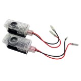 Set Proiector cu logo dedicat Audi A1, A4, A5, A6, A8, TT, R8, Q5, Q7