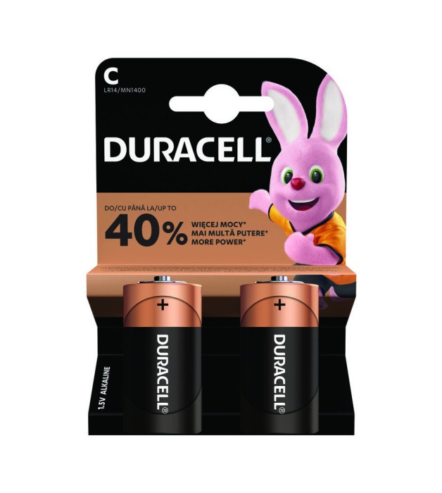 Duracell LR14/C/Baby/R14/MN 1400/AM-2/E93-Conținutul pachetului 1x Blister