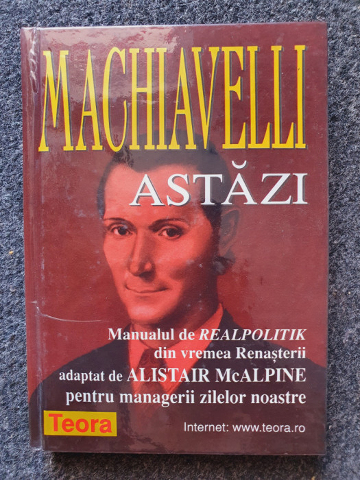 MACHIAVELLI ASTAZI - Alistair McAlpine