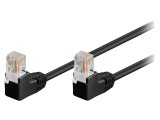 Patch Cord Ethernet UTP Cat5e PVC Negru 3m