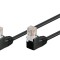 Patch cord U/UTP Cat5e Negru 10m