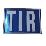 Cumpara ieftin Placuta metalica TIR din otel reliefat