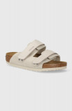 Birkenstock papuci din piele Uji femei, culoarea alb, 1024800